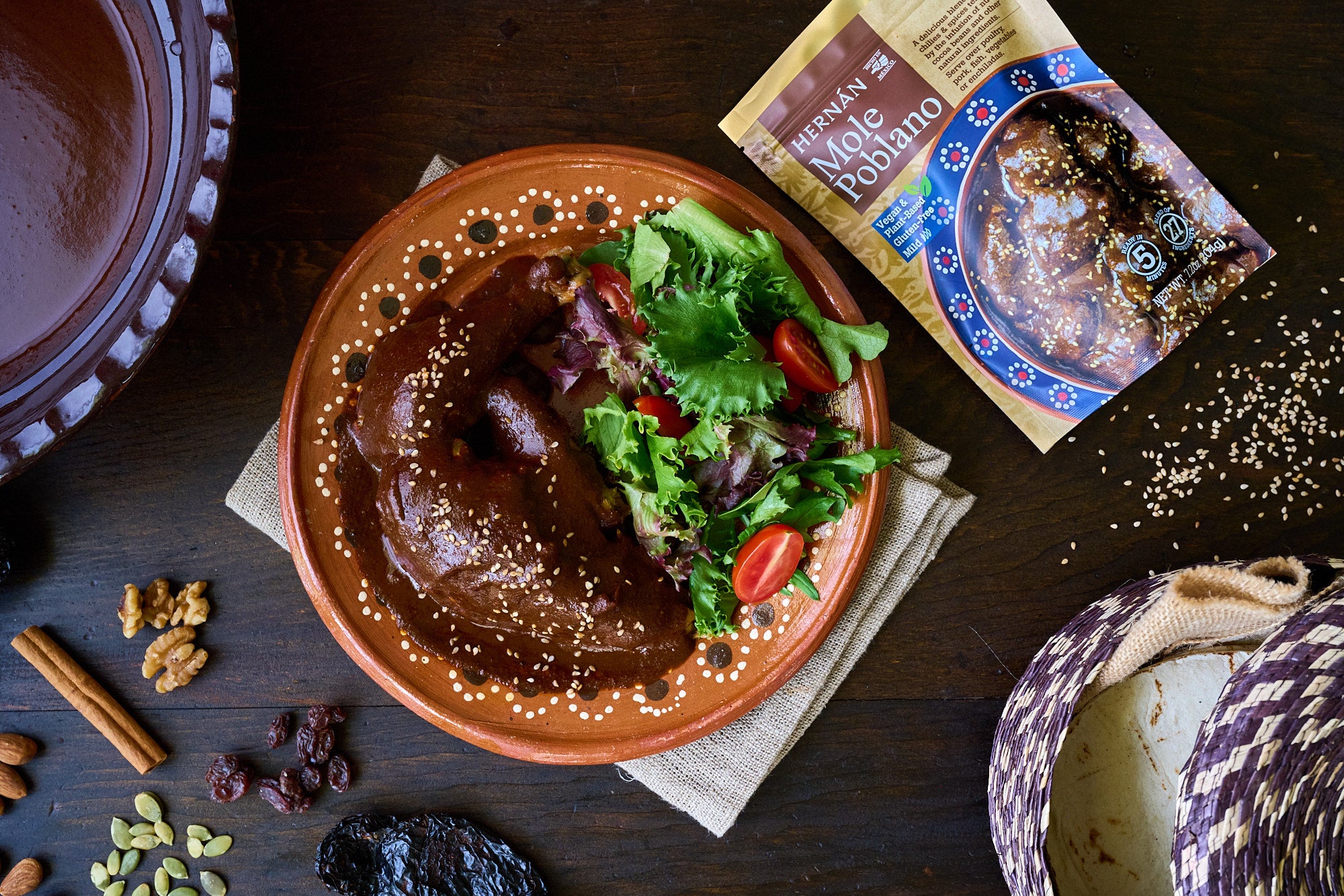 Rotisserie Chicken with HERNÁN Mole Poblano