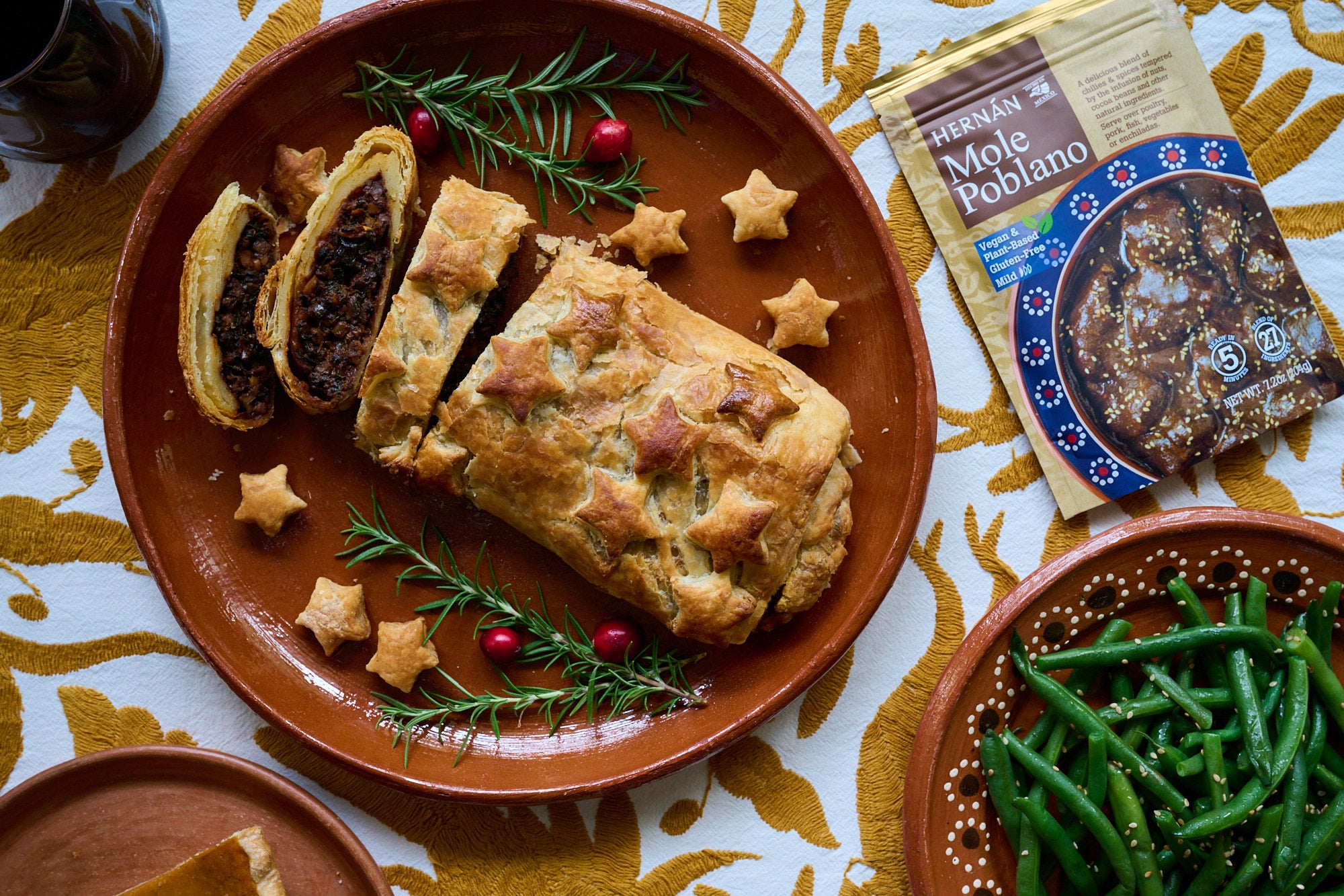 Mole Poblano Mushroom Wellington